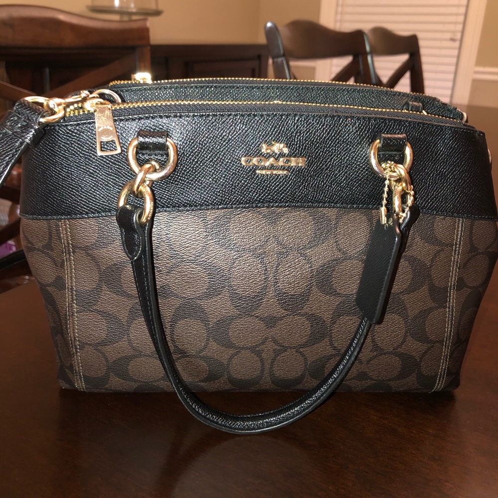 Coach Mini Brooke Carryall  Leather Shoulder Bag